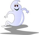 Halloween clip art - spooky smile