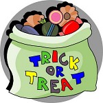 Halloween clip art - Trick or treat bag