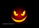 Halloween clip art - Glow in the dark pumpkin