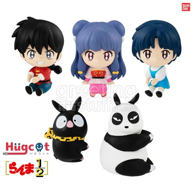 Ranma 1/2 Hugcot Figure Collection Holiday Greeting Stuffs Free